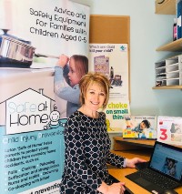 Elaine working for Safe at Home