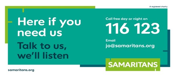 Samaritans - Here is you need us image
