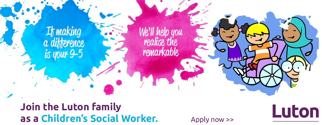 Children's social work jobs with Luton Council