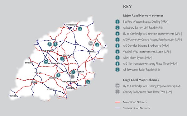 Major Road Network schemes