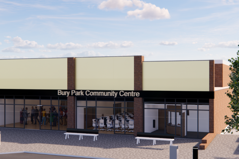 Planned regeneration of Bury Park Community Centre
