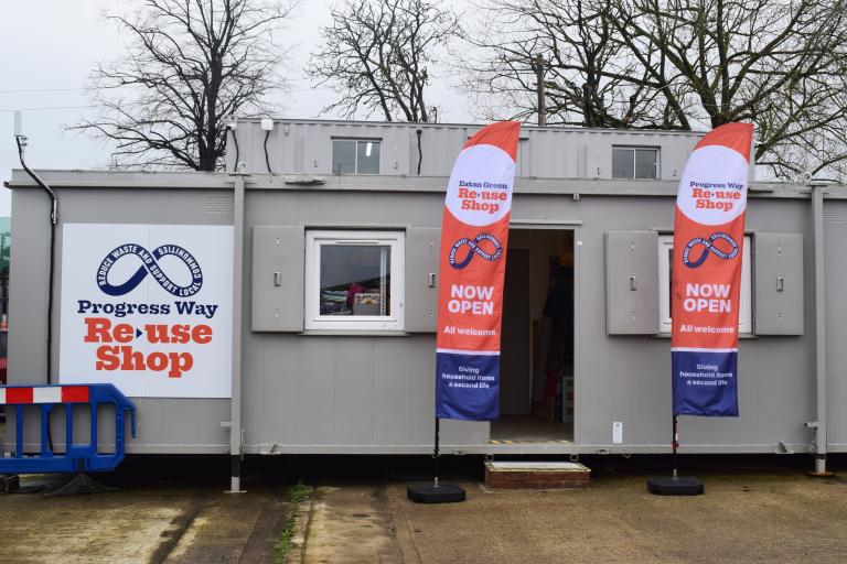reuse shop at tidy tip