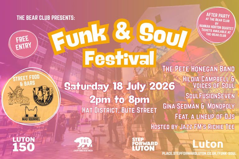 Funk & Soul Festival, Saturday 18th July 2026 at Hat District