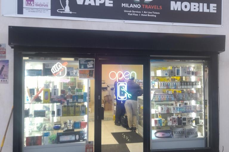 milano services shop front