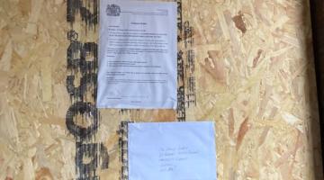 Closure order notice