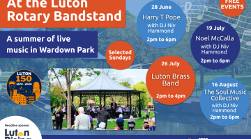 Music at the Luton Rotary Bandstand, A summer of live music in Wardown Park