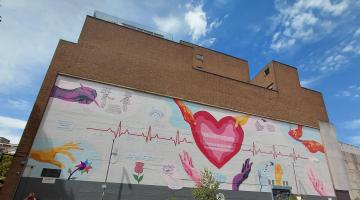 Luton lifelines mural 