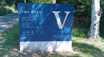 vale cemetery sign